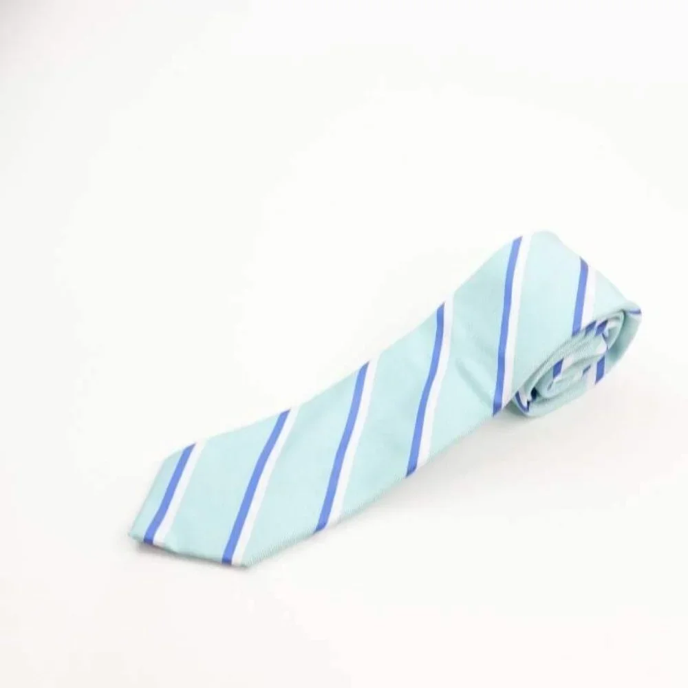 Tommy Hilfiger Mens Tie‎ Necktie Blue White Stripe One Size New
